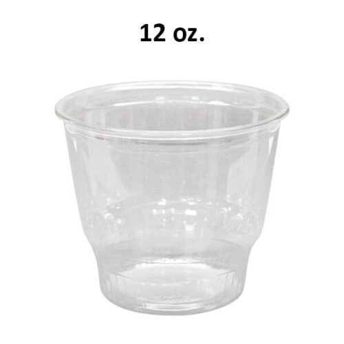 Prestee 500 Clear Plastic Cups, 9oz Plastic Cups - Clear